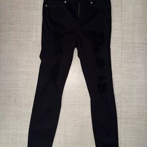 Good American Charcoal Denim Jeans